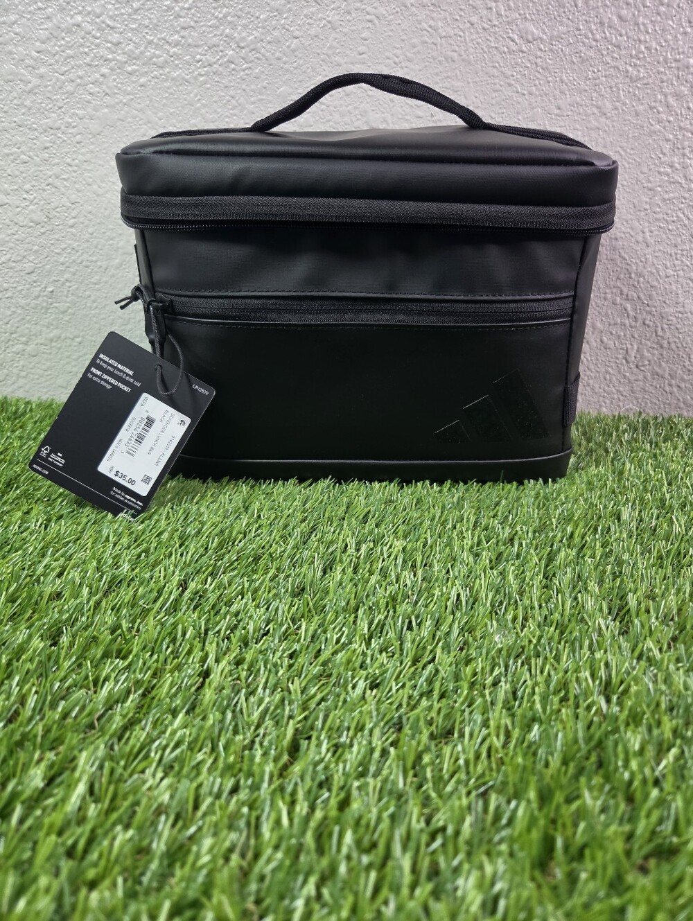 adidas Defender Lunch Bag Black Insulated Cooler 5162059-KL2345 NWT